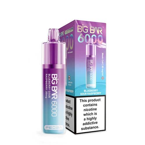 FEOBA Big Bar 6000 Disposable Vape Kit - Blueberry Sour Raspberry