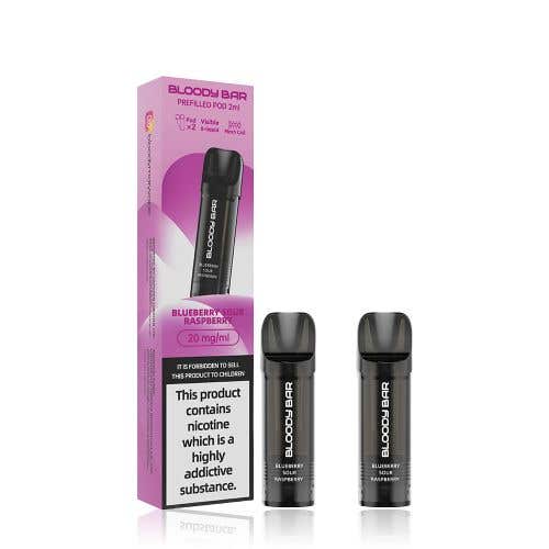 Bloody Mary Bloody Bar Prefilled Vape Pods - Blueberry Sour Raspberry