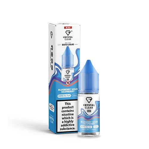 Crystal Clear Bar Salts Blueberry Sour Raspberry Nic Salt E-Liquid