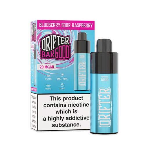 Drifter Bar 6000 Prefilled Pod Vape Kit - Blueberry Sour Raspberry