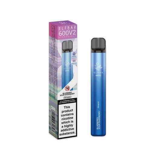 Elf Bar 600 V2 Disposable Kit 2% - Blueberry Sour Raspberry