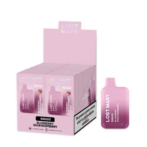 Lost Mary BM600 2% 10 Pack Disposable - Blueberry Sour Raspberry