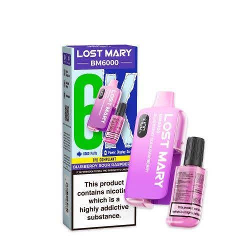 Lost Mary BM6000 Disposable Kit - 20mg - Blueberry Sour Raspberry