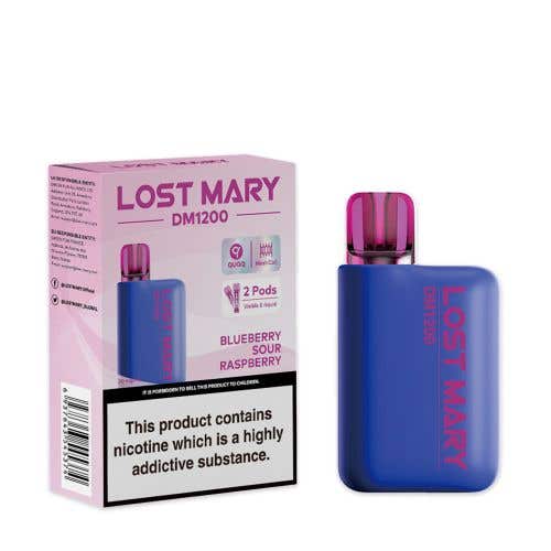 Lost Mary DM1200 Disposable Kit - 20mg - Blueberry Sour Raspberry