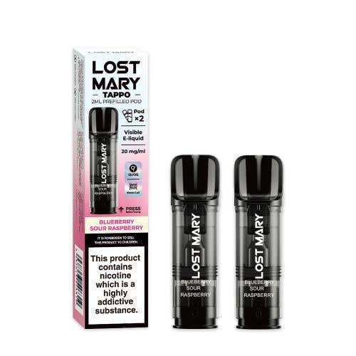 Lost Mary Tappo Prefilled Pods - Blueberry Sour Raspberry