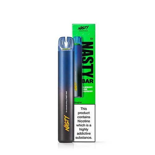 Nasty Bar Blueberry Sour Raspberry Disposable Vape Kit
