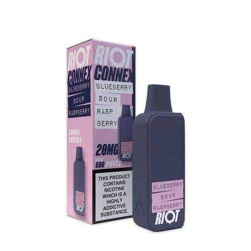 Riot Connex Blueberry Sour Raspberry Prefilled Pods - 10mg