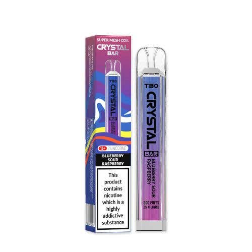 TBO Crystal Bar Disposable Kit - 20mg - Blueberry Sour Raspberry