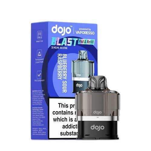 Vaporesso Dojo Blast 6000 Prefilled Vape Pods - Blueberry Sour Raspberry