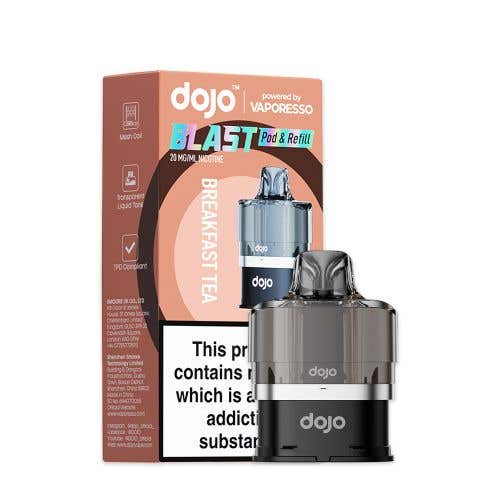 Vaporesso Dojo Blast 6000 Prefilled Vape Pods - Breakfast Tea