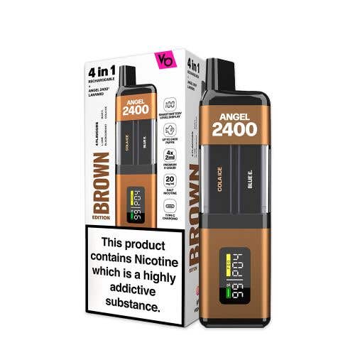 Angel 2400 Rechargeable Disposable Kit - Brown Edition