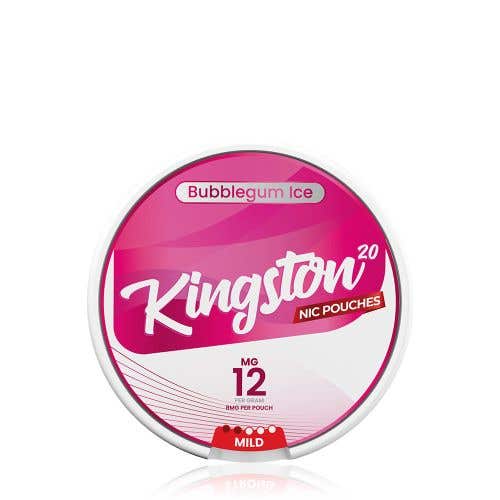Kingston Nicotine Pouches - 8mg Mild - Bubblegum Ice