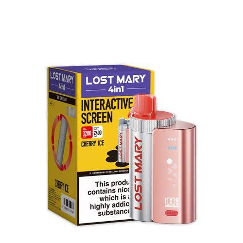 Lost Mary 4-in-1 Prefilled Pod Vape Kit - Cherry Ice