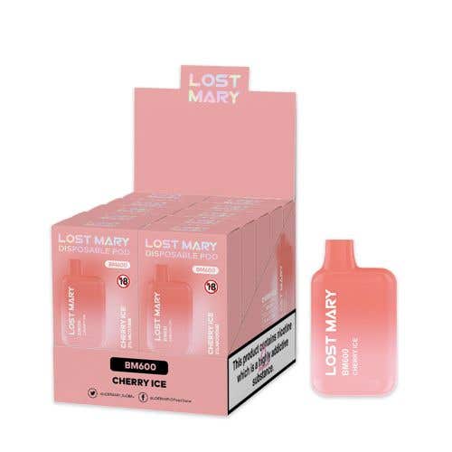 Lost Mary BM600 2% 10 Pack Disposable - Cherry Ice
