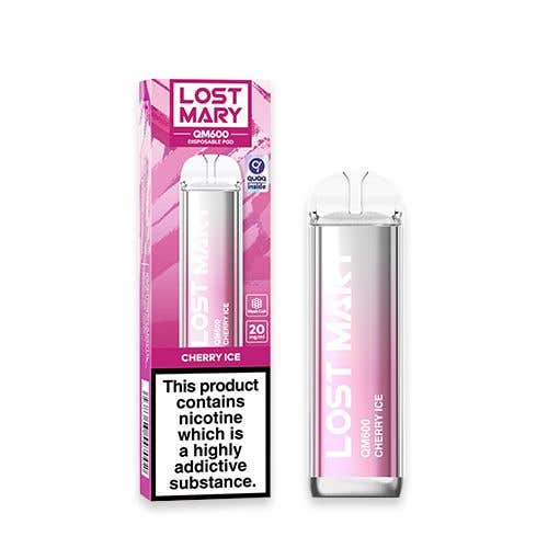 Lost Mary QM600 Disposable Vape Kit - Cherry Ice