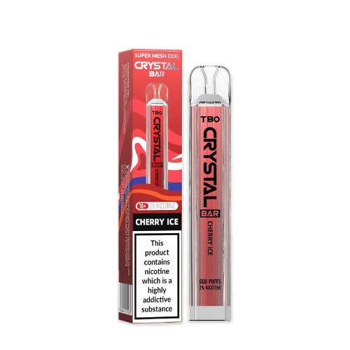 TBO Crystal Bar Disposable Vape Kit - Cherry Ice