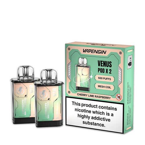 Vapengin Venus Prefilled Pods - 20mg - Cherry Lime Raspberry