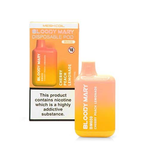 Bloody Mary BM600 Disposable Kit - 20mg - Cherry Peach Lemonade