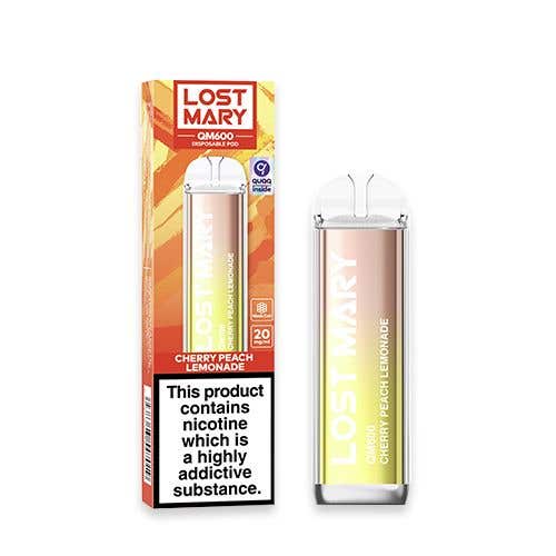Lost Mary QM600 Disposable Vape Kit - Cherry Peach Lemonade