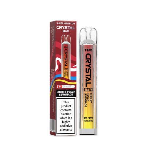 TBO Crystal Bar Disposable Vape Kit - Cherry Peach Lemonade
