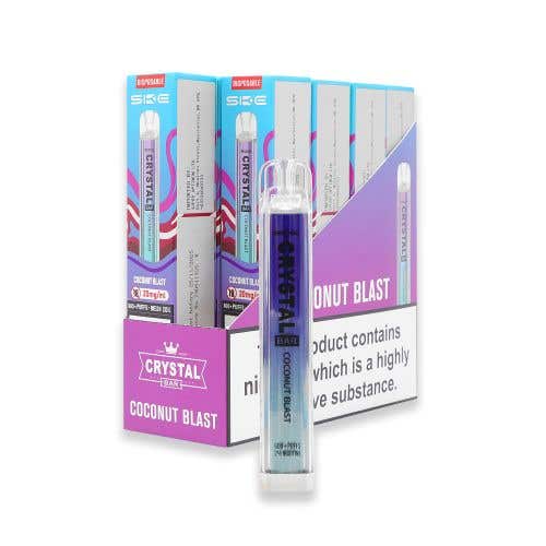 SKE Crystal Bar Disposable Kit 10 x Multipack - 20mg - Coconut Blast