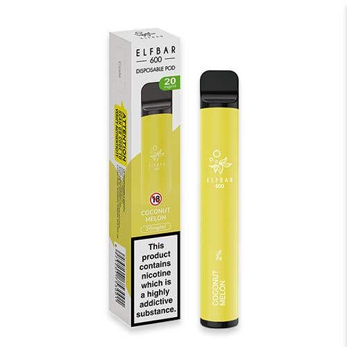 Elf Bar 600 Disposable Vape Kit - 20 mg - Coconut Melon