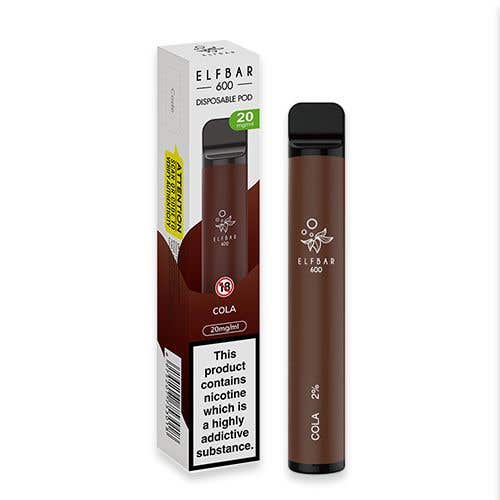 Elf Bar 600 Disposable Vape Kit - 20 mg - Cola