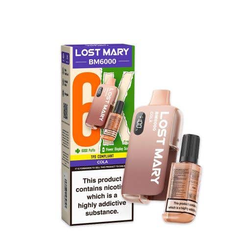 Lost Mary BM6000 Disposable Kit - 20mg - Cola