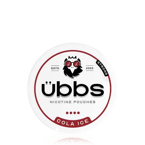 UBBS Nicotine Pouches - 11mg X Strong - Cola Ice