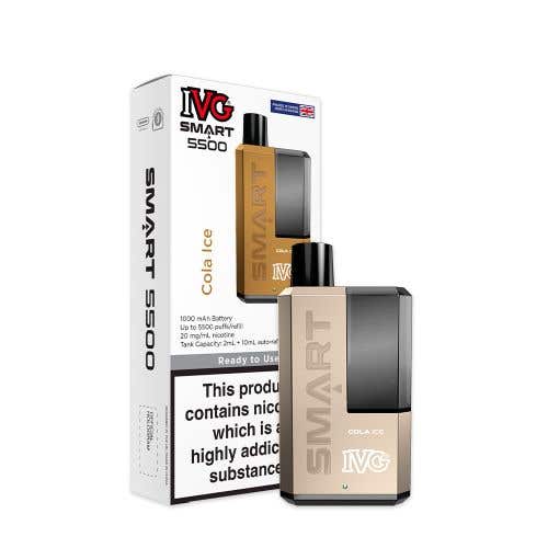 IVG Smart 5500 Rechargeable Refillable Disposable Pod Kit - Cola Ice