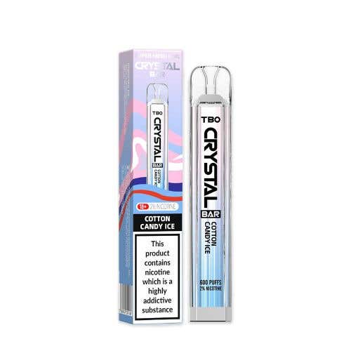 TBO Crystal Bar Disposable Vape Kit - Cotton Candy Ice