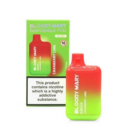 Bloody Mary BM600 Disposable Kit - 20mg - Cranberry Lime