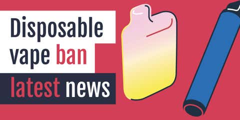 What is the latest news on the disposable vape ban?