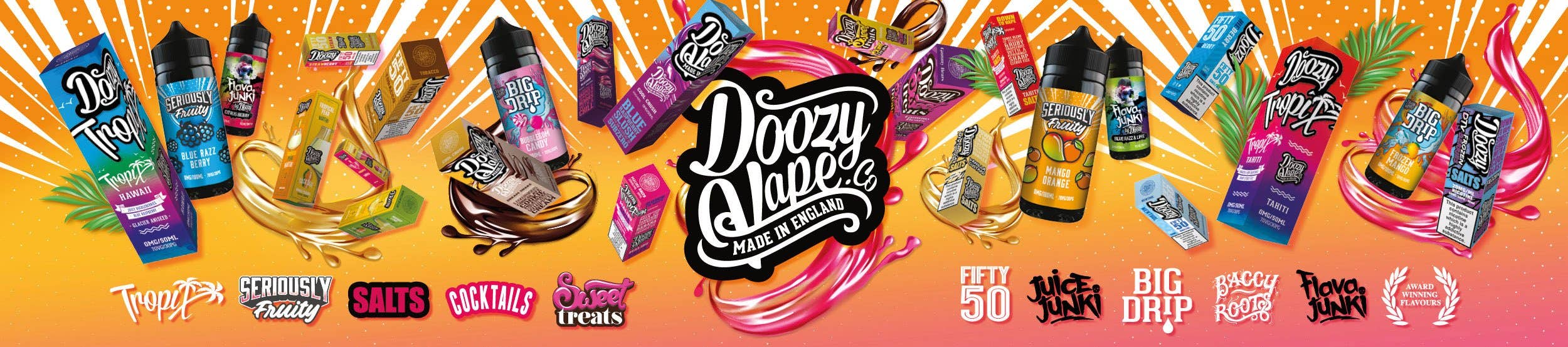 All Doozy Vape Co E-Liquids Collection Banner