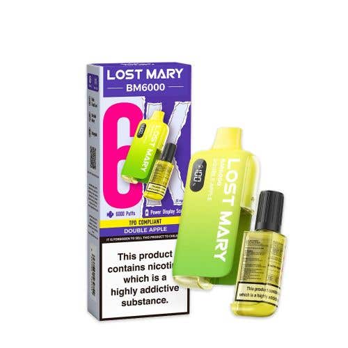 Lost Mary BM6000 Disposable Kit - 20mg - Double Apple