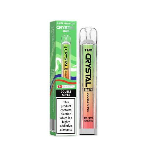 TBO Crystal Bar Disposable Vape Kit - Double Apple