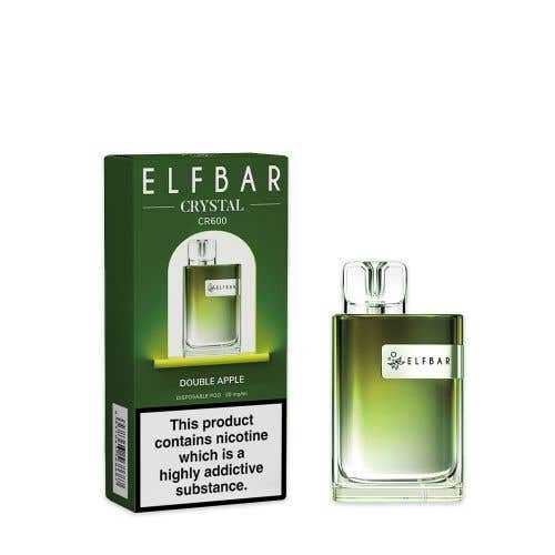Elf Bar Crystal CR600 Disposable Vape Kit - Double Apple