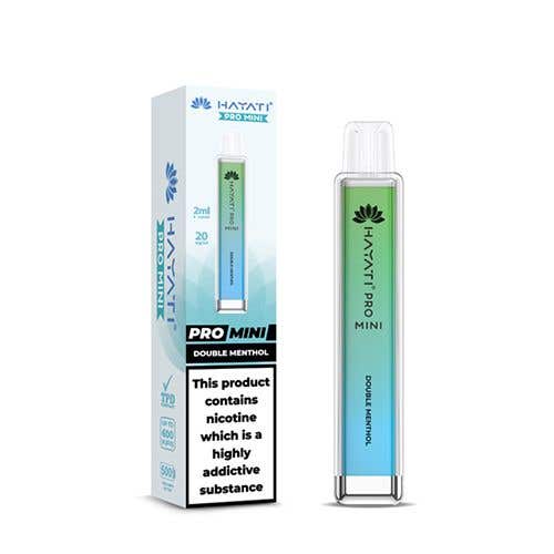 Hayati Pro Mini Disposable Vape Kit - Double Menthol