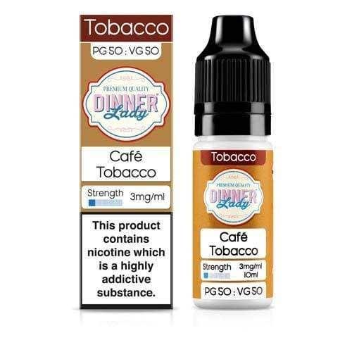 E-Liquid Dinner Lady 50/50 Tobacco Cafe Tobacco 10ml / 3mg