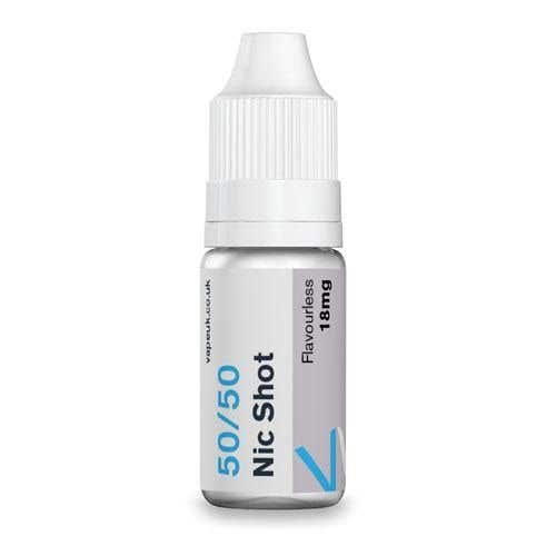 E-Liquid Vape UK 50/50 Nicotine Shot 10ml 18mg