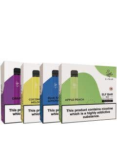 Elf Bar 600 Kit 10 x Disposable Vape Multipack - All flavours
