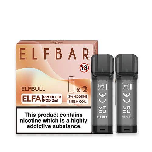Elf Bar ELFA Prefilled E-Liquid Pods - Elfbull - Energy