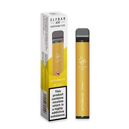 Elf Bar 600 Disposable Kit - Elfbull Ice - Energy Ice - Elfturbo Ice