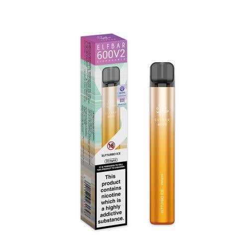 Elf Bar 600 V2 Disposable Kit 2% - Elfbull Ice - Energy Ice - Elfturbo Ice