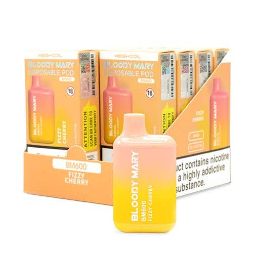 Bloody Mary BM600 Disposable Vape Kit 10 x Multipack - Fizzy Cherry