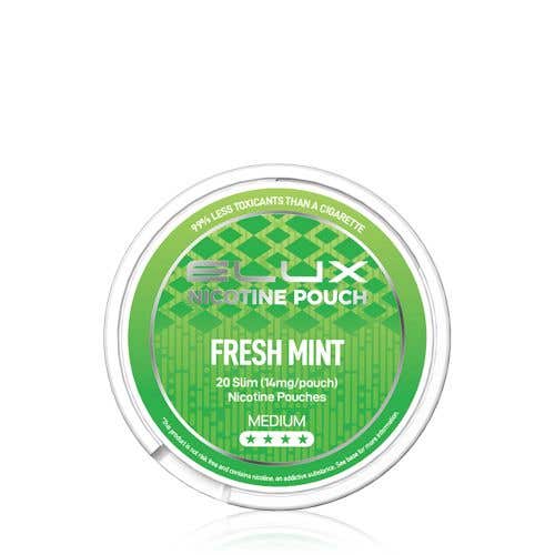 Elux Nicotine Pouches - 14mg per pouch Medium - Fresh Mint