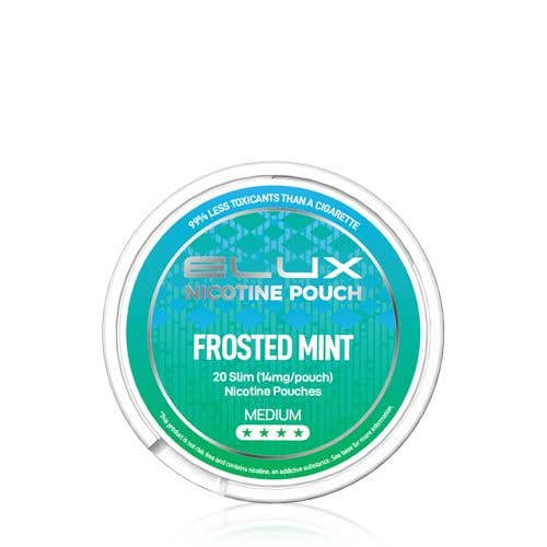 Elux Nicotine Pouches - 14mg per pouch Medium - Frosted Mint