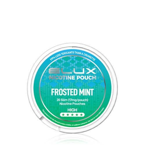 Elux Nicotine Pouches - 17mg per pouch High - Frosted Mint
