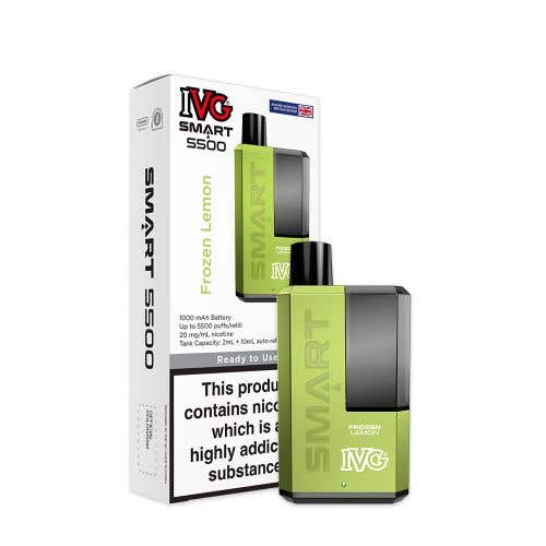 IVG Smart 5500 Rechargeable Refillable Disposable Pod Kit - Frozen Lemon