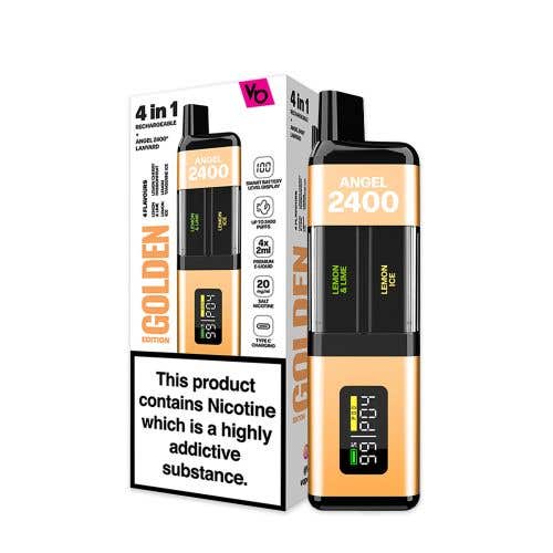 Vapes Bars Angel 2400 Prefilled Pod Kit - Golden Edition